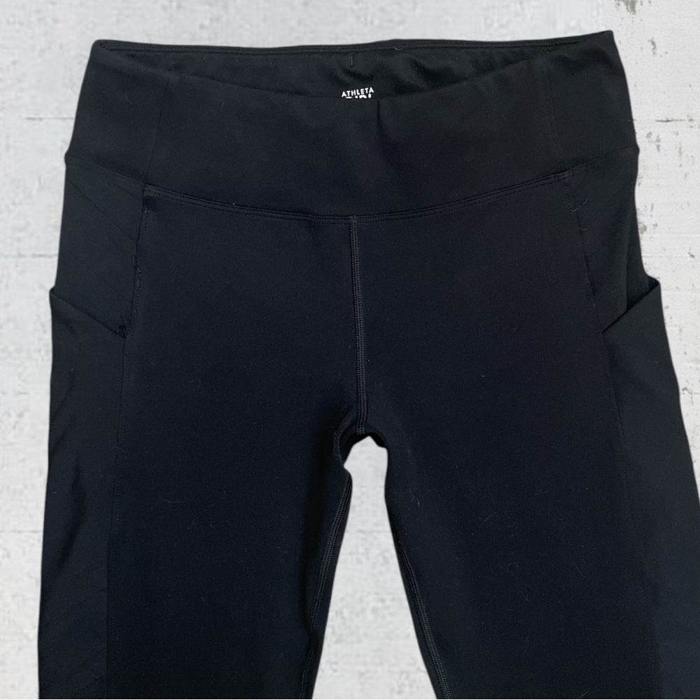 Athleta Girl Moto-VationTights Legging Pants Black Girls Kids XXL/16 - Picture 5 of 16